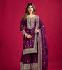 Black Embroidered Sharara Suit with Dupatta | Designer Indian Ethnic Wear | Party & Wedding Outfit for Women (BLACKLUXE CRAFTS) - BLACKLUXECRAFTS