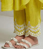 Lime Yellow Kurta Set with Checkered Dupatta | Women’s Indian Ethnic Outfit | Cotton Suit for Festive & Party Wear (BLACKLUXE CRAFTS) - BLACKLUXECRAFTS