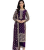 Women's Faux Georgette Embroidered Full Sleeve Straight Kurti with Pant & Dupatta Set (BLACKLUXE CRAFTS) - BLACKLUXECRAFTS