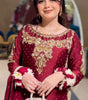 Maroon Embroidered Salwar Kameez with Dupatta | Luxury Indian Wedding & Party Wear for Women | Designer Ethnic Outfit (BLACKLUXE CRAFTS) - BLACKLUXECRAFTS