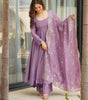 Anarkali Suit with Mirror Work Dupatta | Elegant Party Wear Indian Outfit for Women (BLACKLUXE CRAFTS) - BLACKLUXECRAFTS