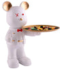 Handmade Resin Bear Candy Holder – White Decorative Animal Snack Tray | Modern Home Decor, Tabletop Organizer & Gift from India (BLACKLUXE CRAFTS) - BLACKLUXECRAFTS