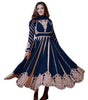 Women's Faux Georgette Embroidered Sequence Work Anarkali Kurti Gown with Net Dupatta (BLACKLUXE CRAFTS) - BLACKLUXECRAFTS