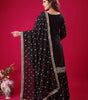 Embroidered Sharara Suit with Dupatta – Designer Party Wear Indian Outfit for Women (BLACKLUXE CRAFTS) - BLACKLUXECRAFTS