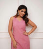 Women's Cotton Printed Sleeveless Straight Kurti With Pant Set (BLACKLUXE CRAFTS) - BLACKLUXECRAFTS