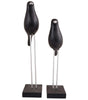 Modern Black Bird Figurines on Stand – Handmade Resin Decorative Sculpture Set for Home, Office & Minimalist Decor (BLACKLUXE CRAFTS) - BLACKLUXECRAFTS
