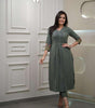 Women's Cotton a-line flared Straight Kurti With Pant (BLACKLUXE CRAFTS) - BLACKLUXECRAFTS