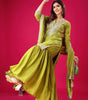 Women's Georgette Embroidered Kurti With Sharara & Dupatta Set (BLACKLUXE CRAFTS) - BLACKLUXECRAFTS