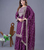 Embroidered Sharara Suit with Dupatta – Designer Party Wear Indian Outfit for Women (BLACKLUXE CRAFTS) - BLACKLUXECRAFTS