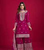 Mirror Work Sharara Suit with Dupatta | Indian Designer Ethnic Wear | Party & Wedding Outfit for Women (BLACKLUXE CRAFTS) - BLACKLUXECRAFTS