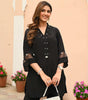 Elegant Black Kurti with Palazzo Pants – Women’s Designer Embroidered Party & Casual Wear Set (BLACKLUXE CRAFTS) - BLACKLUXECRAFTS