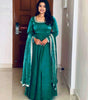 Women's Fandy Silk Embroidered Anarkali Kurti Gown With Dupatta Set (BLACKLUXE CRAFTS) - BLACKLUXECRAFTS