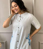 Elegant Black Kurta Set with Pink Embroidery | Women’s Ethnic Outfit (BLACKLUXE CRAFTS) - BLACKLUXECRAFTS