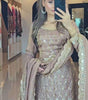 Women's Chinnon Silk Embroidery & Mirror Work Straight Kurti with Sharara & Dupatta Set (BLACKLUXE CRAFTS) - BLACKLUXECRAFTS