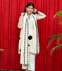 Cream Kurta Set with Black Appliqué & Dupatta | Elegant Cotton Ethnic Outfit for Women | Handmade Summer Kurti Pant Set
(BLACKLUXE CRAFTS) - BLACKLUXECRAFTS