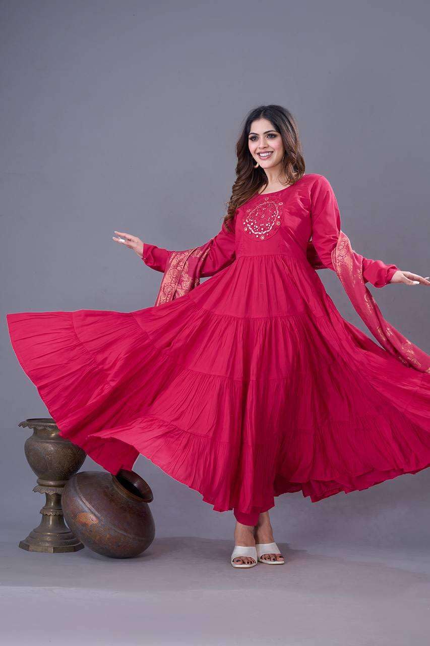 Anarkali Suit with Dupatta – Long Flared Ethnic Party Wear Dress for Women
(BLACKLUXE CRAFTS) - BLACKLUXECRAFTS