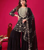 Embroidered Kurta Sharara Set with Dupatta – Designer Indian Wedding & Party Wear Outfit for Women (BLACKLUXE CRAFTS) - BLACKLUXECRAFTS