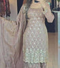 Women's Chinnon Silk Embroidery & Mirror Work Straight Kurti with Sharara & Dupatta Set (BLACKLUXE CRAFTS) - BLACKLUXECRAFTS