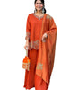 Women’s Georgette Embroidered Kurta with Plazzo and Dupatta Set (BLACKLUXE CRAFTS) - BLACKLUXECRAFTS