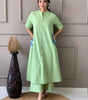 Elegant Black Kurta Set with Pink Embroidery | Women’s Ethnic Outfit (BLACKLUXE CRAFTS) - BLACKLUXECRAFTS