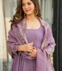 Anarkali Suit with Mirror Work Dupatta | Elegant Party Wear Indian Outfit for Women (BLACKLUXE CRAFTS) - BLACKLUXECRAFTS