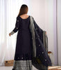 Mirror Work Sharara Suit with Dupatta | Indian Designer Ethnic Wear | Party & Wedding Outfit for Women (BLACKLUXE CRAFTS) - BLACKLUXECRAFTS