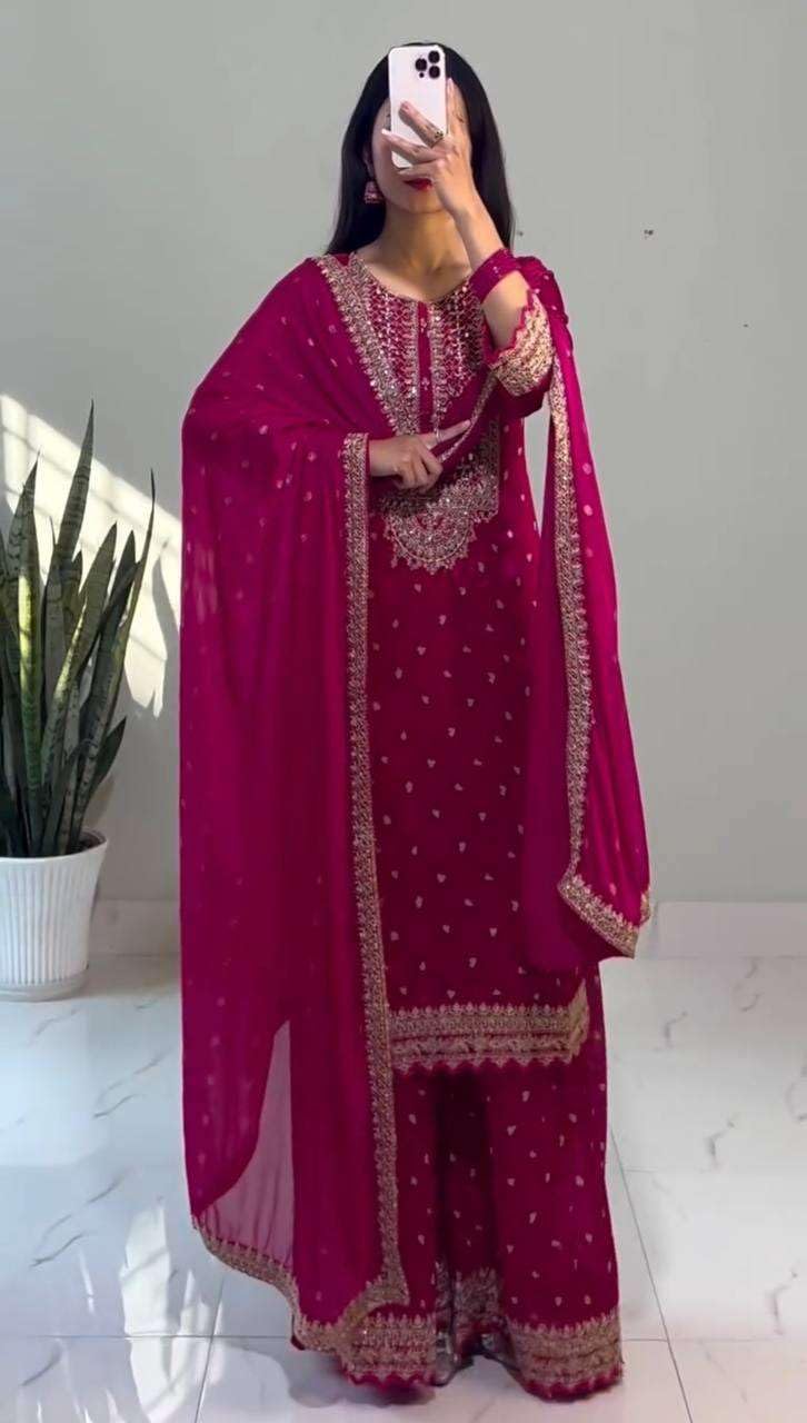 Embroidered Lehenga Suit with Dupatta – Festive Party Wear Indian Ethnic Outfit for Women (BLACKLUXE CRAFTS) - BLACKLUXECRAFTS