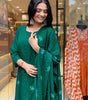 Embroidered Cotton Kurta Set with Dupatta – Elegant Party & Festive Wear for Women (BLACKLUXE CRAFTS) - BLACKLUXECRAFTS