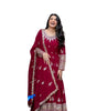 Embroidered Anarkali Suit with Dupatta – Festive Wedding Party Wear Indian Outfit for Women (BLACKLUXE CRAFTS) - BLACKLUXECRAFTS