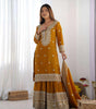Mirror Work Sharara Suit with Dupatta | Indian Designer Ethnic Wear | Party & Wedding Outfit for Women (BLACKLUXE CRAFTS) - BLACKLUXECRAFTS