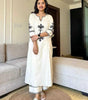 White Kurti with Black Embroidery & Palazzo Set – Women’s Elegant Ethnic Wear for Casual & Festive Occasions
(BLACKLUXE CRAFTS) - BLACKLUXECRAFTS