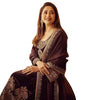 Designer Brown Velvet Embroidered Salwar Suit with Dupatta – Luxury Indian Ethnic Party Wear Outfit for Women (BLACKLUXE CRAFTS) - BLACKLUXECRAFTS