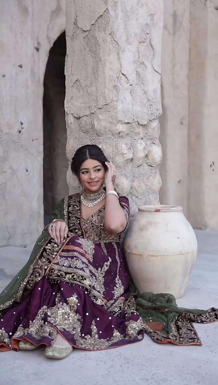 Women's Faux Georgette Ensemble with Embroidery & Sequence Work Straight Kurti With Palazzo & Dupatta (BLACKLUXE CRAFTS) - BLACKLUXECRAFTS