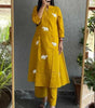 Handmade Cotton Kurta Set with Blue Elephant Embroidery – Casual & Office Wear for Women (BLACKLUXE CRAFTS) - BLACKLUXECRAFTS