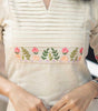 Cotton Kurta Set with Floral Embroidery | Women’s Indian Ethnic Wear | Straight Suit with Pants (BLACKLUXECRAFTS) - BLACKLUXECRAFTS