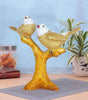 Golden Love Birds Figurine on Tree Branch – Elegant Resin Couple Sculpture for Home, Office & Gift Décor (BLACKLUXE CRAFTS) - BLACKLUXECRAFTS
