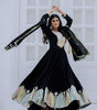 Anarkali Gown with Multicolor Embroidery | Designer Indian Party & Wedding Wear Dress (BLACKLUXE CRAFTS) - BLACKLUXECRAFTS