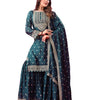 Embroidered Sharara Suit with Dupatta – Designer Party Wear Indian Outfit for Women (BLACKLUXE CRAFTS) - BLACKLUXECRAFTS