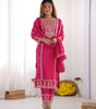Embroidered Kurta Set with Dupatta – Festive Party Wear Indian Ethnic Outfit for Women (BLACKLUXE CRAFTS) - BLACKLUXECRAFTS