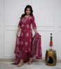 Embroidered Cotton Kurta Set with Dupatta – Elegant Indian Ethnic Wear for Women (BLACKLUXE CRAFTS) - BLACKLUXECRAFTS