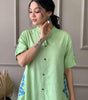 Elegant Black Kurta Set with Pink Embroidery | Women’s Ethnic Outfit (BLACKLUXE CRAFTS) - BLACKLUXECRAFTS
