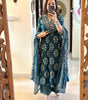 Teal Blue Printed Cotton Kurta Set with Dupatta – Indian Ethnic Suit for Women, Festive & Party Wear Outfit (BLACKLUXE CRAFTS) - BLACKLUXECRAFTS