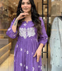 Anarkali Kurta with White Embroidery | Women’s Ethnic Festive & Casual Wear (BLACKLUXE CRAFTS) - BLACKLUXECRAFTS