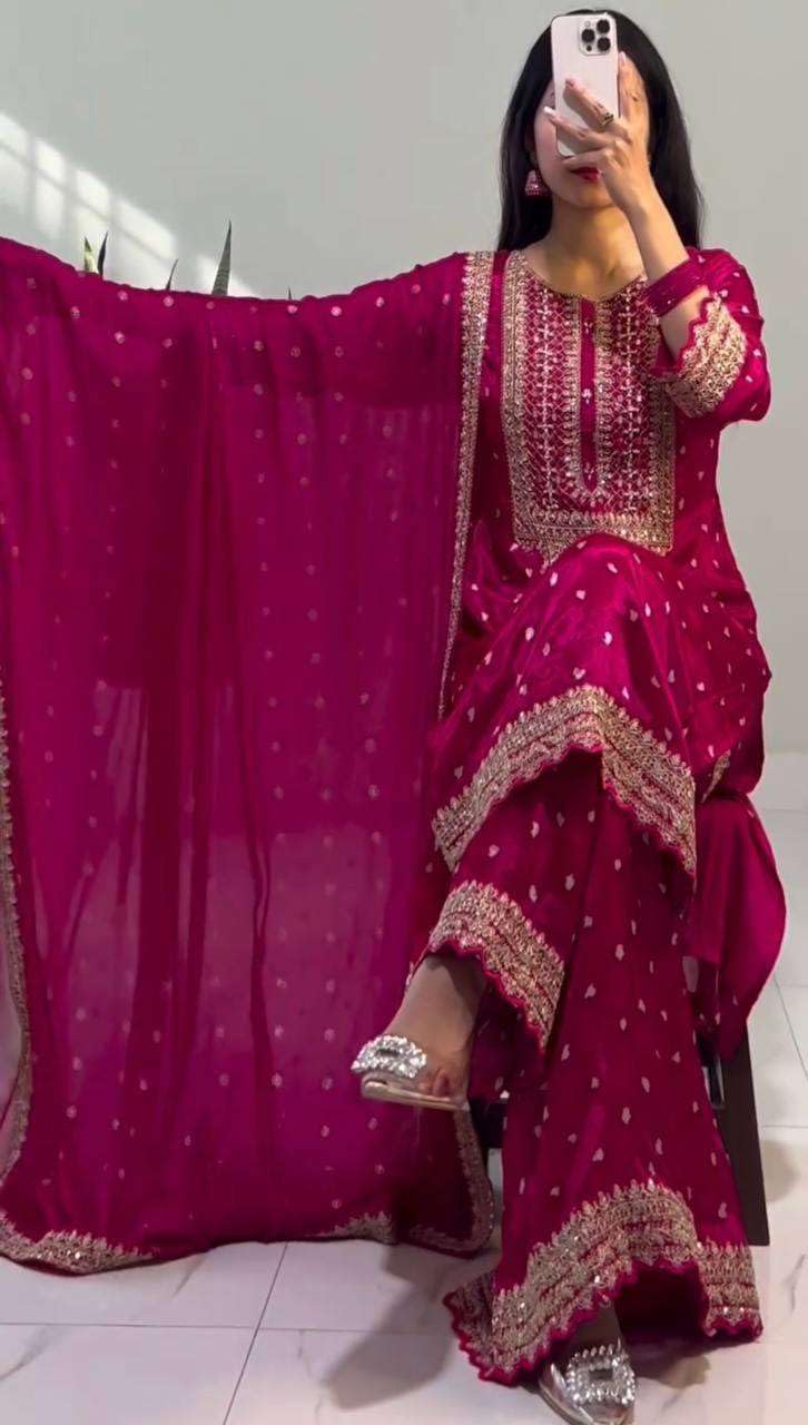 Embroidered Lehenga Suit with Dupatta – Festive Party Wear Indian Ethnic Outfit for Women (BLACKLUXE CRAFTS) - BLACKLUXECRAFTS
