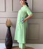 Elegant Black Kurta Set with Pink Embroidery | Women’s Ethnic Outfit (BLACKLUXE CRAFTS) - BLACKLUXECRAFTS