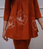 Women's Cotton Embroidered Co-ord Set 2 Piece Top Bottom Set (BLACKLUXE CRAFTS) - BLACKLUXECRAFTS
