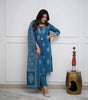Embroidered Cotton Kurta Set with Dupatta – Elegant Indian Ethnic Wear for Women (BLACKLUXE CRAFTS) - BLACKLUXECRAFTS