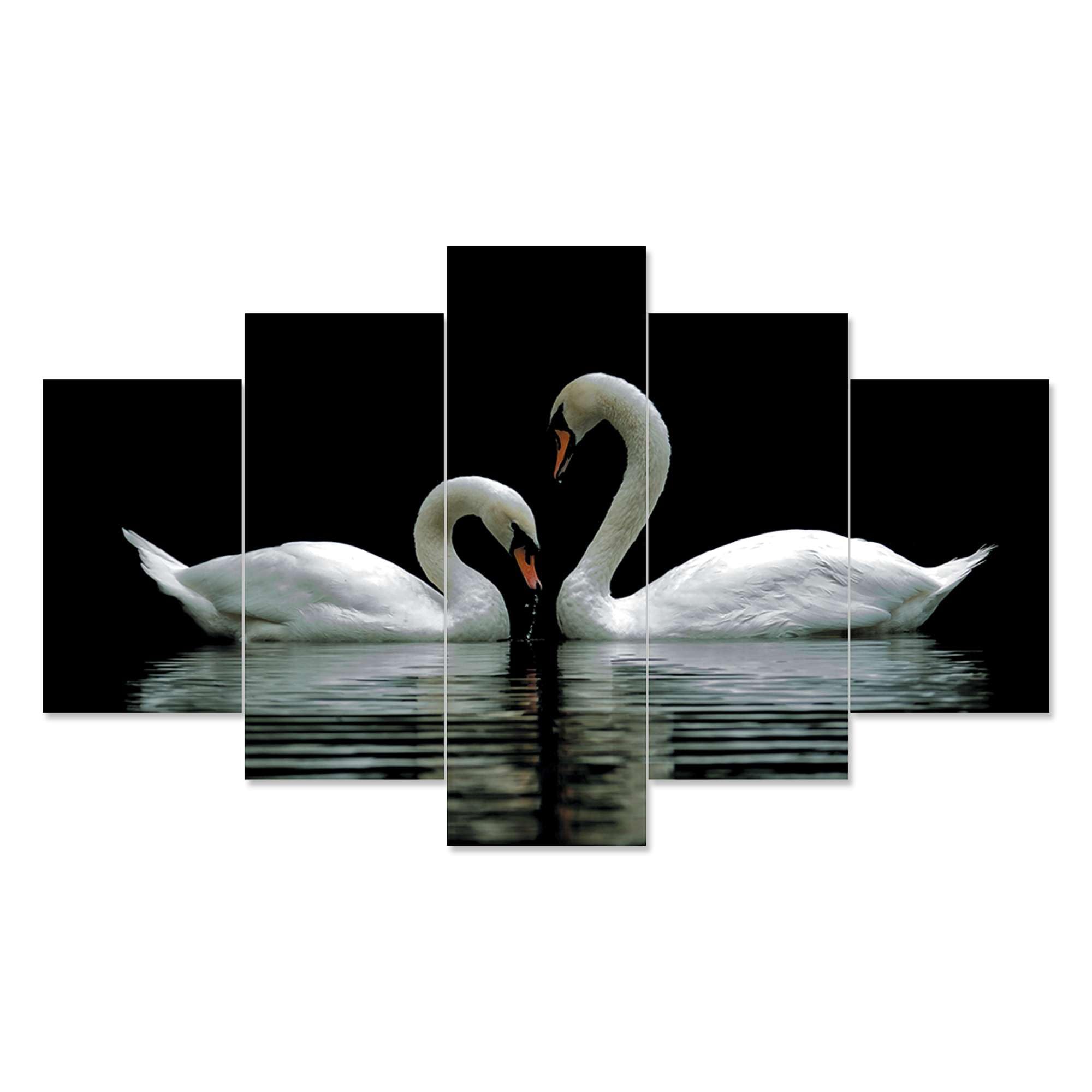 BLACKLUXE LIFESTYLE LTD Set of Five MDF Framed 3D Wall Painting for Home Decoration, Big Size Painting for Living Room, Bedroom (17x30 inches) WE 29 - BLACKLUXECRAFTS