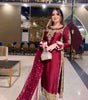 Maroon Embroidered Salwar Kameez with Dupatta | Luxury Indian Wedding & Party Wear for Women | Designer Ethnic Outfit (BLACKLUXE CRAFTS) - BLACKLUXECRAFTS