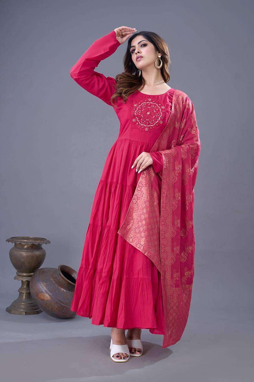 Anarkali Suit with Dupatta – Long Flared Ethnic Party Wear Dress for Women
(BLACKLUXE CRAFTS) - BLACKLUXECRAFTS